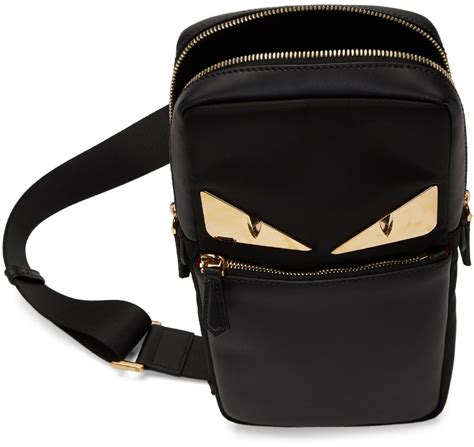 fendi black bag bugs one-shoulder backpack|How to wear: the Fendi Bag Bugs .